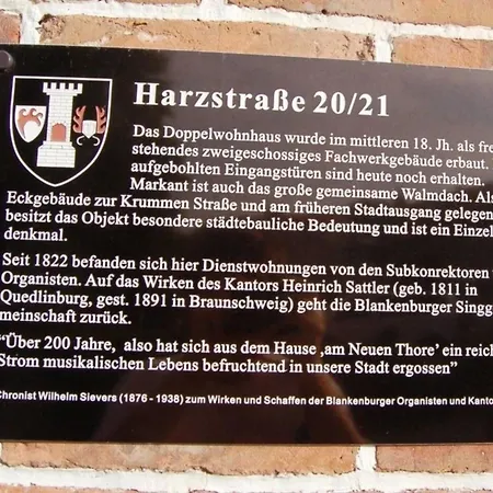 Διαμέρισμα Am Neuen Thore I - B50459 Blankenburg (Harz)